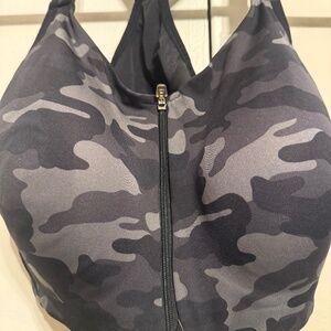 Black Camo 40D High Support Sports Bra 40D